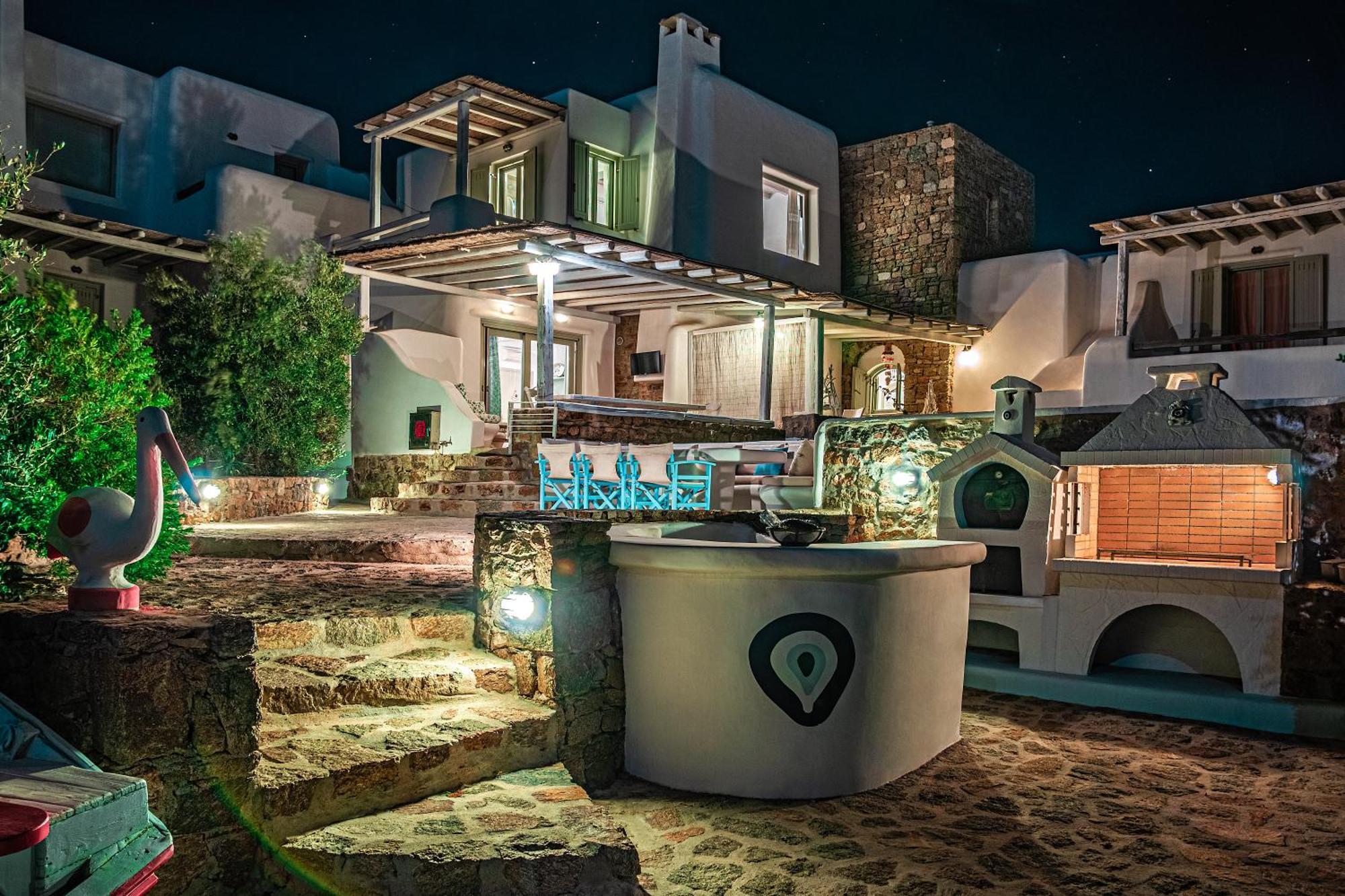 칼로 리바디 Manolia Luxury Private House By Mykonian Kazarte 빌라 외부 사진